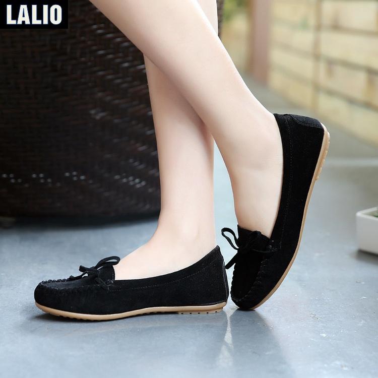 Giày búp bê buộc dây lalio la045