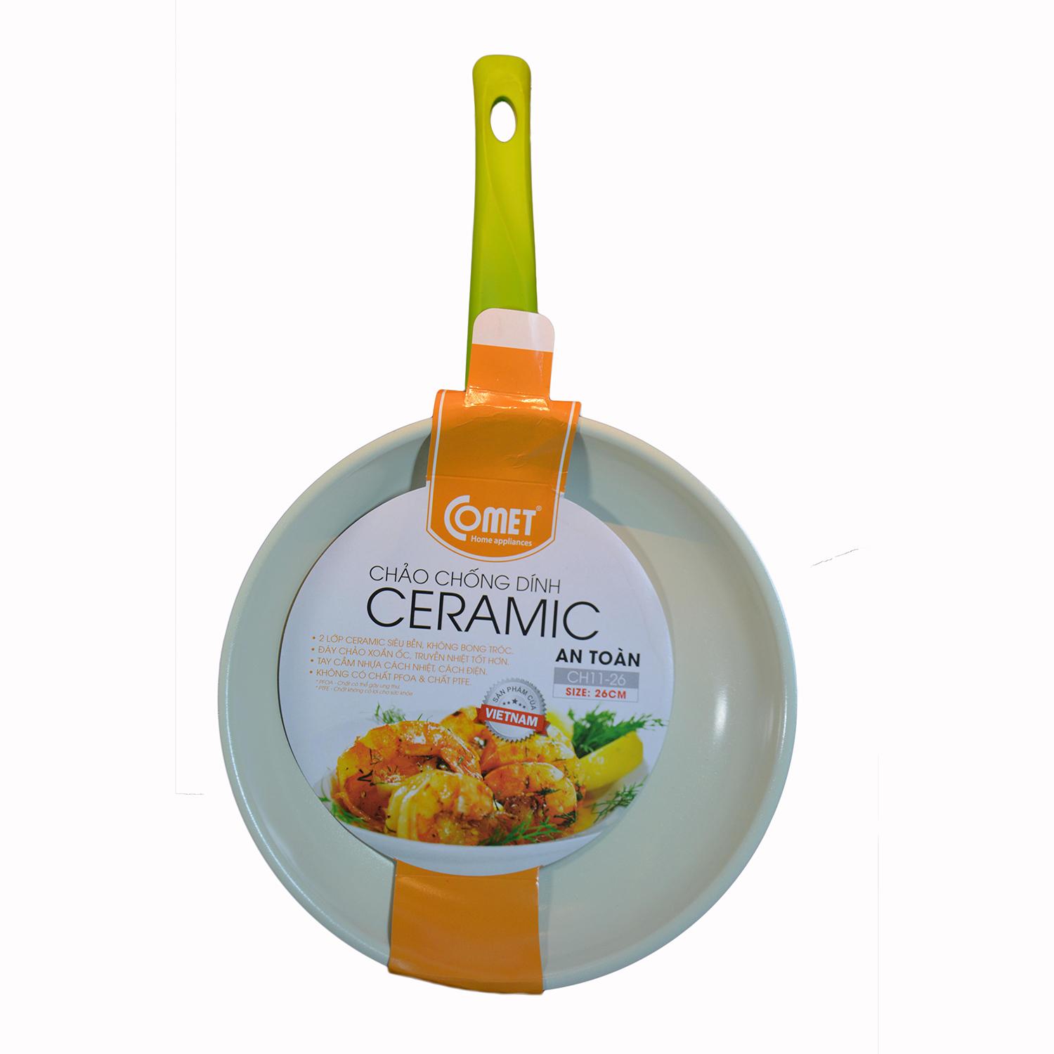 Chảo chống dính ceramic Comet CH11 22cm