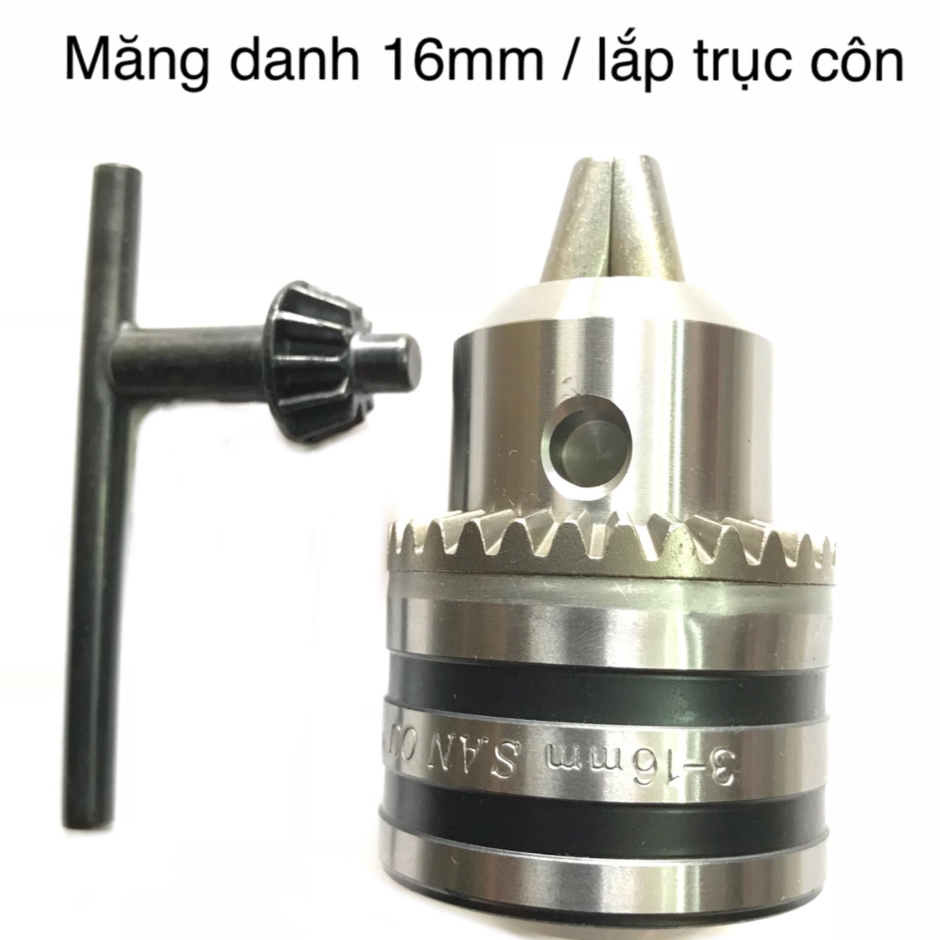 Măng danh sắt 16mm lắp trục côn / lắp cho máy khoan bàn