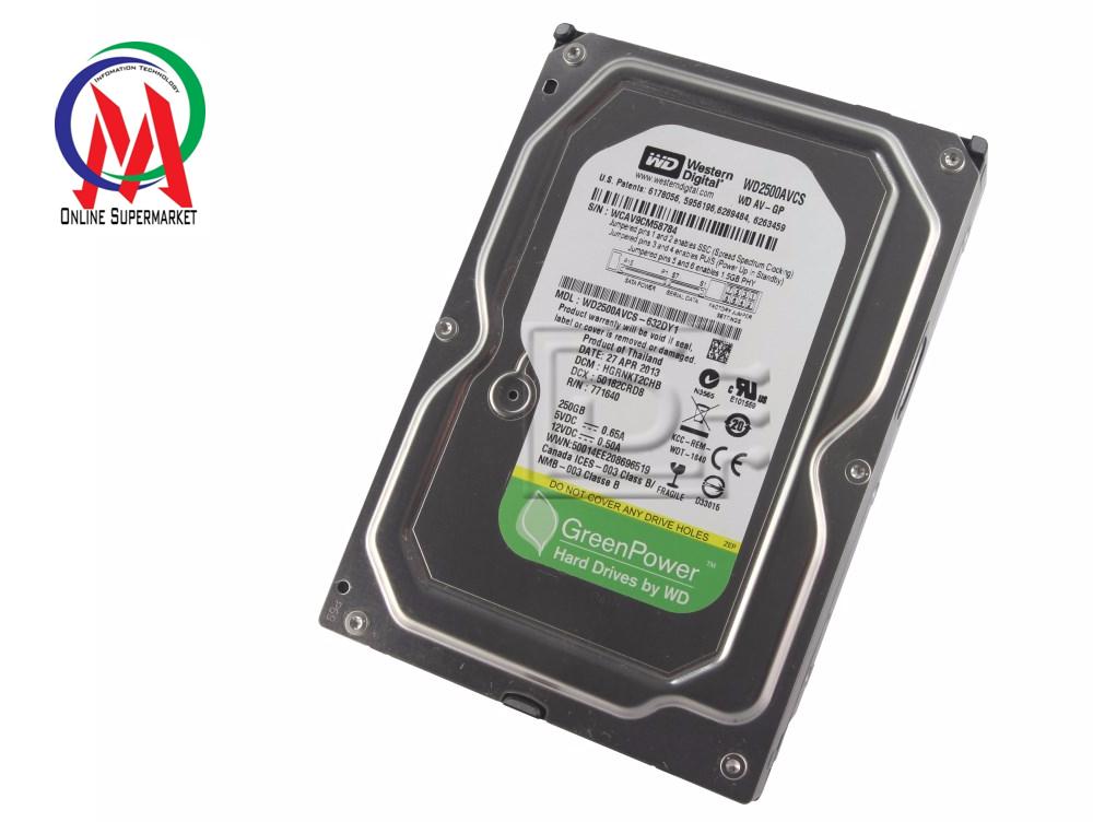 [HCM]Ổ CỨNG HDD PC 250GB WD Green BH 24 THÁNG