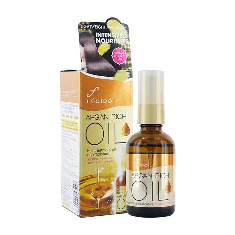 [CHÍNH HÃNG] Dầu Dưỡng Tóc Lucido-L Argan Chống Nắng Dành Cho Tóc Khô Nhật Bản - 60ml - Lucido-L Argan Rich Oil - Màu Cam - TITIAN