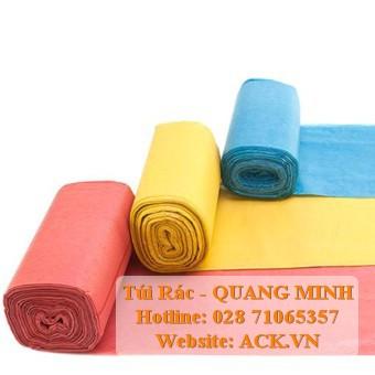 TÃºi rÃ¡c cuÃ´n nhiá»u mÃ u - combo 1kg size trung 55x65cm