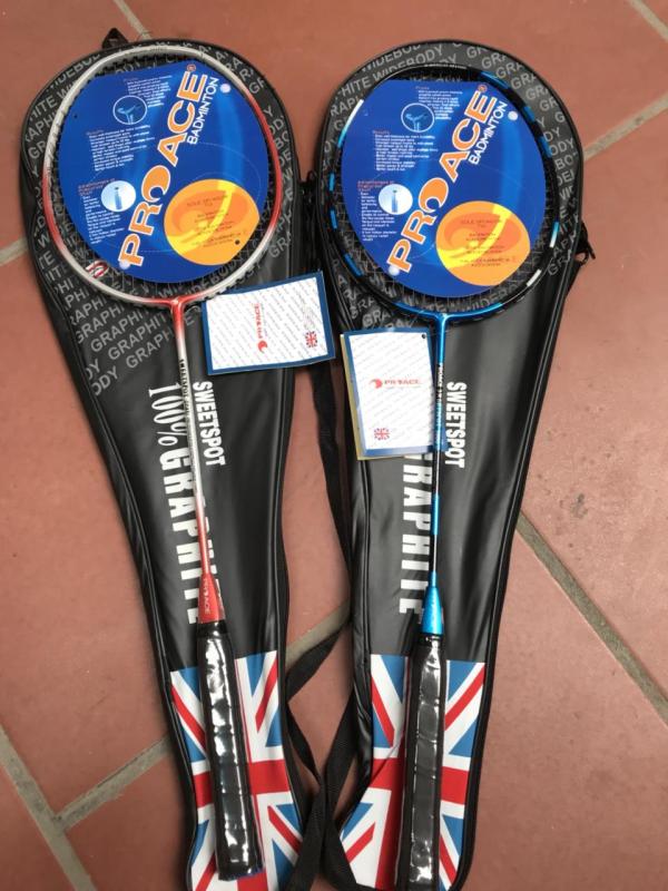Combo 2 cây vợt cầu lông Proace giá rẻ tập luyện - tặng kèm bao vợt cùng loại hàng đẹp tập luyện