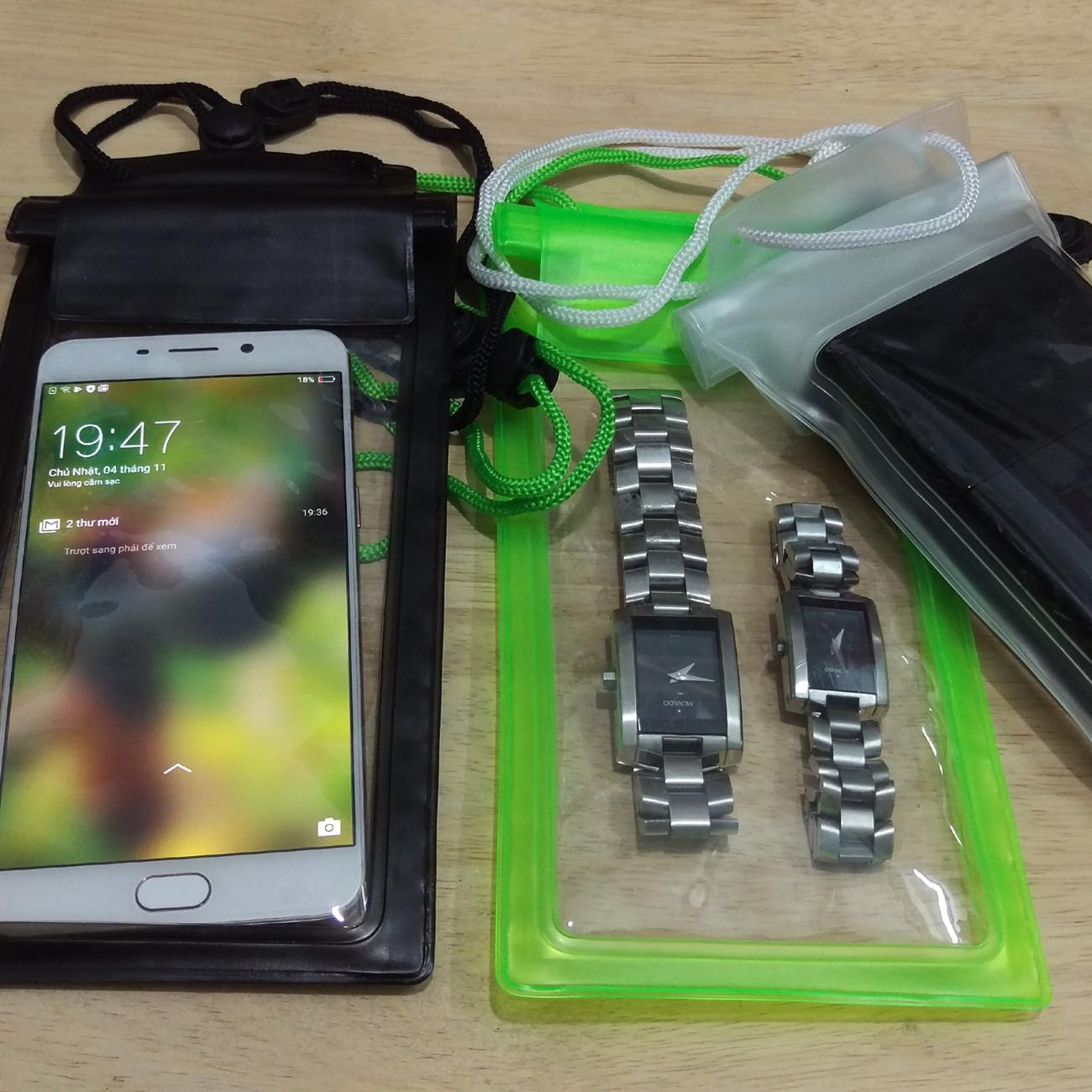 [HCM]Túi Chống Nước An Toàn Thời Trang cho Điện Thoại SONY  Và các vật dụng cá nhân khác (Trong suốt) 2017 - Hàng Nhập Khẩu New 100%