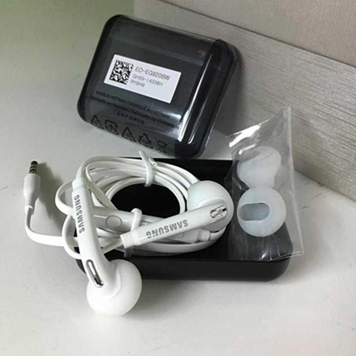 [HCM]Tai nghe nhét tai Samsung Galaxy NOTE 5 / S7edge (ÂM HAY BASS MẠNH) 2017 (Trắng) - CAM KET ZIN CHINH HIEU