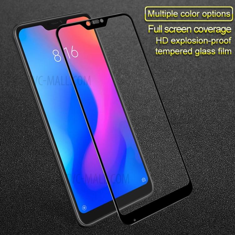 IMAK Full Coverage Tempered Glass Screen Guard Film for Xiaomi Mi A2 Lite / Redmi 6 Pro - Black-3