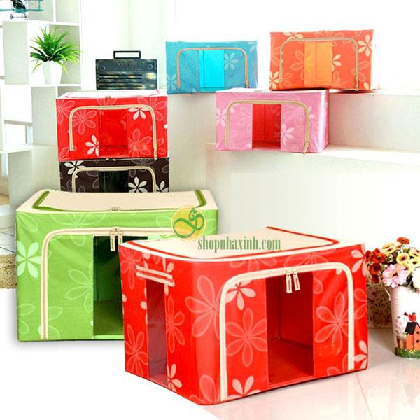 Tủ đựng quần áo khung thép living box 66l