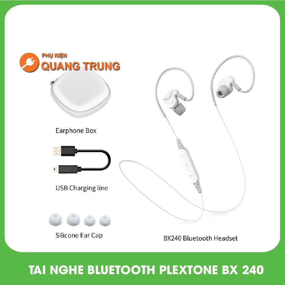 Tai Nghe Bluetooth Plextone Bx240 Kháng Nước Ipx5Nhiều Màu Sắc