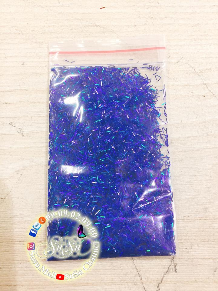 [HCM]Combo các nguyên liệu dùng để chế tạo Slime an toàn Combo 3 bịch Kim tuyến sợi giao màu ngẫu nhiên - Nguyên liệu làm Slime