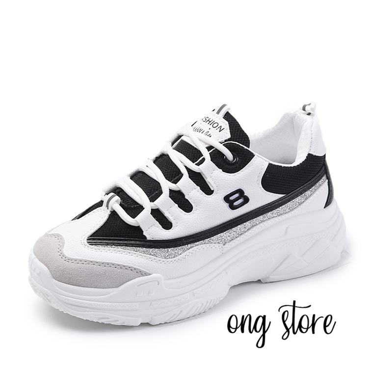 Giày thể thao đế cao phong cách Hàn Quốc số 8