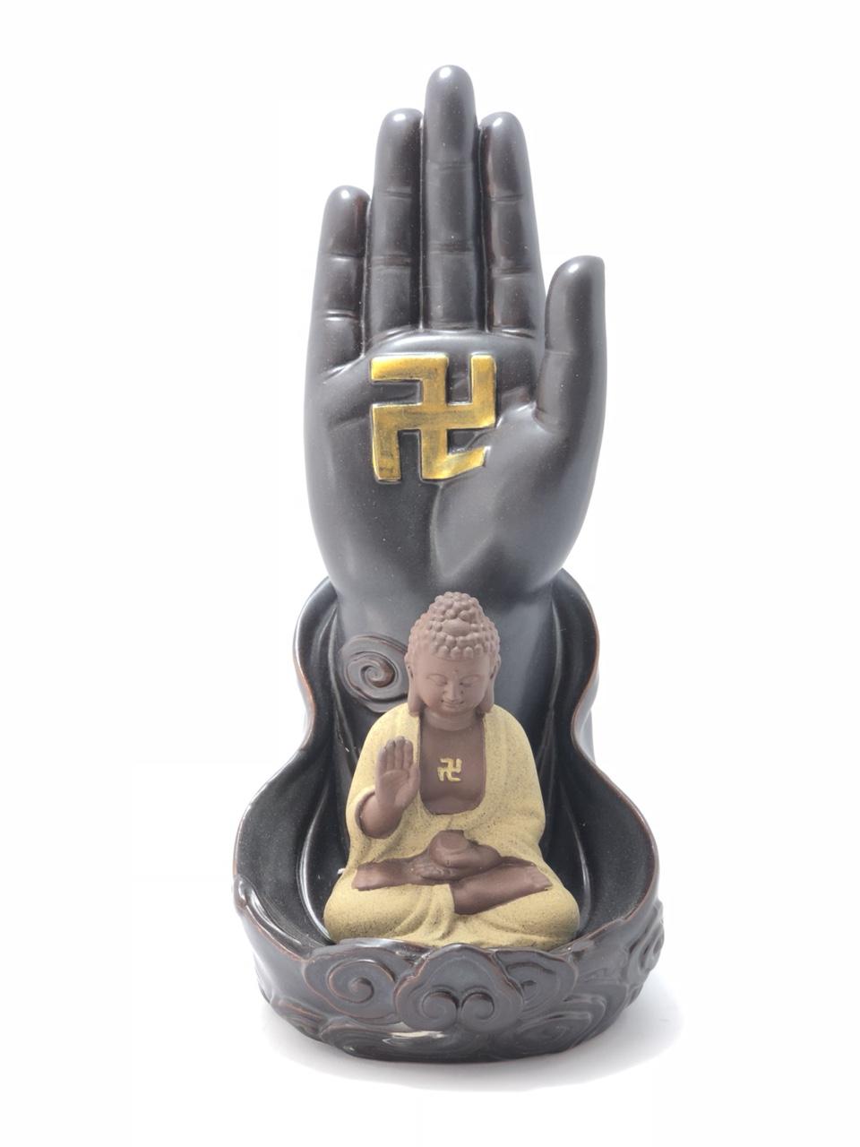 Thác khói trầm hương phật thủ như lai