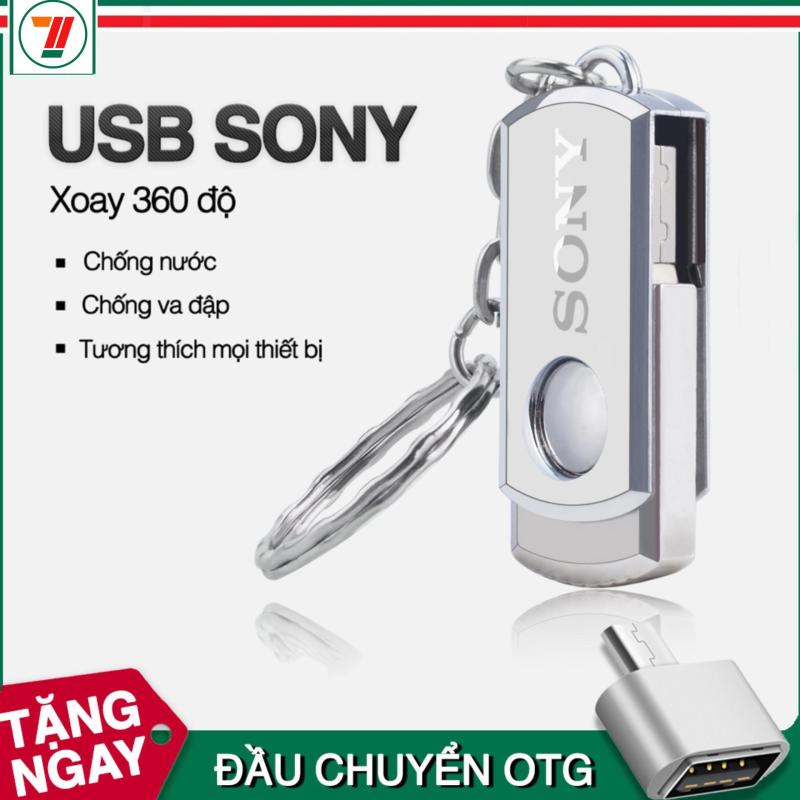 [Quà tặng] USB 32GB thương hiệu Sony kèm móc sắt tặng otg