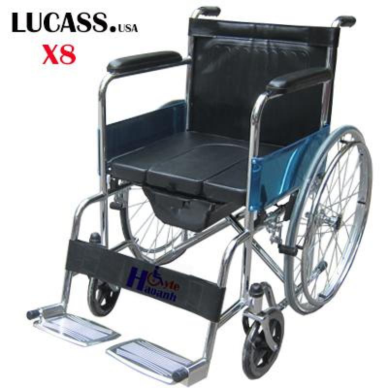 Xe lăn có bô cho người khuyết tật Lucass X8 (Đen) nhập khẩu