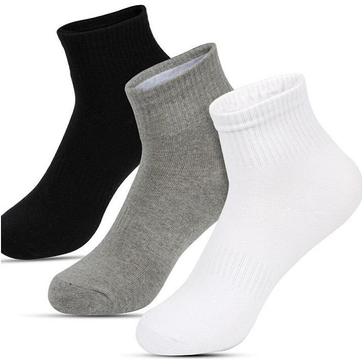 Combo 3 đôi Tất vớ nam cổ cao Màu ngẫu nhiên A174