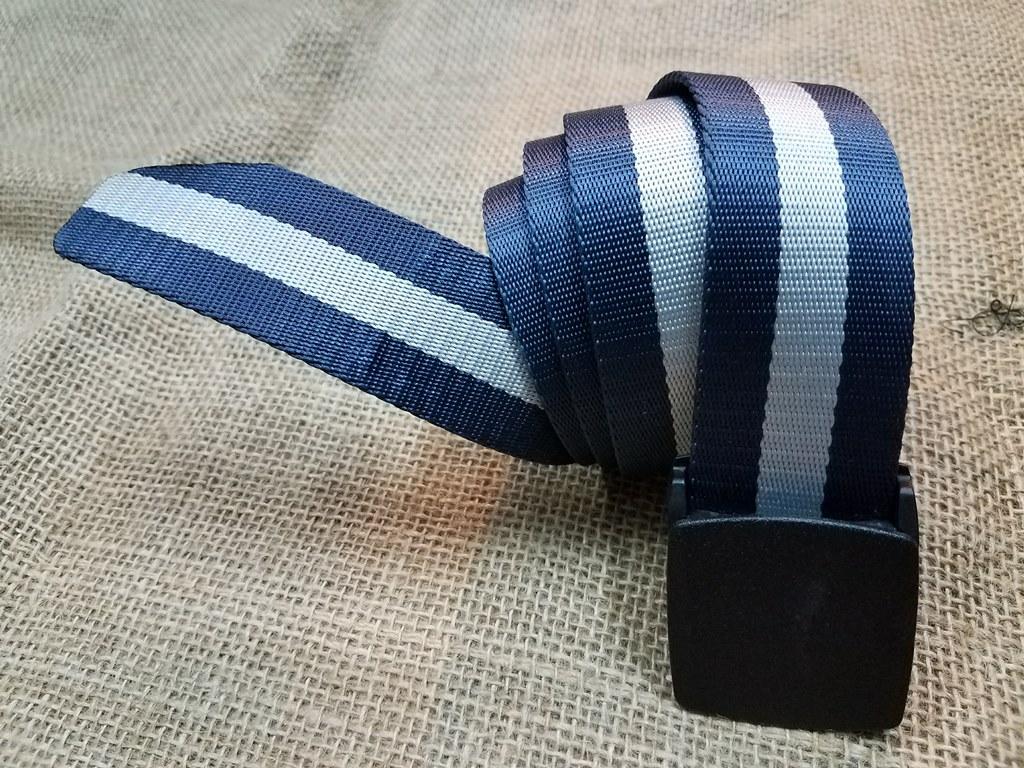 Thắt lưng vải bút nịt mặt nịt nhựa dành cho người dị ứng kim loại, màu rằn ri lính ACU, hình chụp thật tại shop