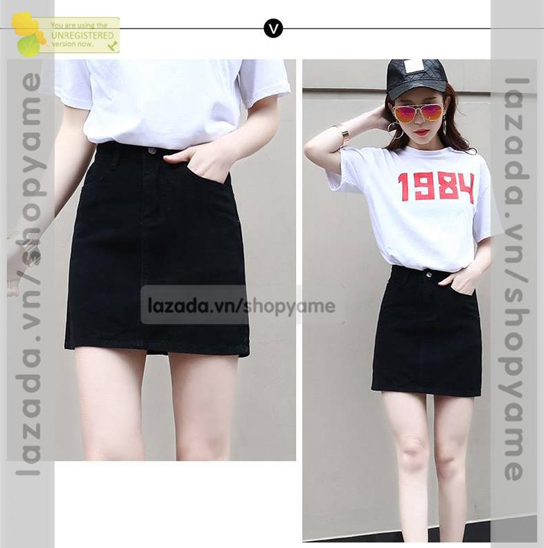 Chân Váy Kaki Đơn Giản mt693