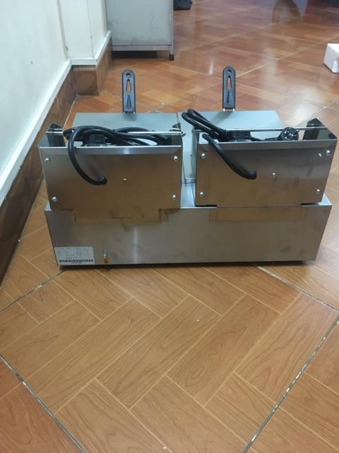 Bếp chiên nhúng điện đôi cao cấp ef-82