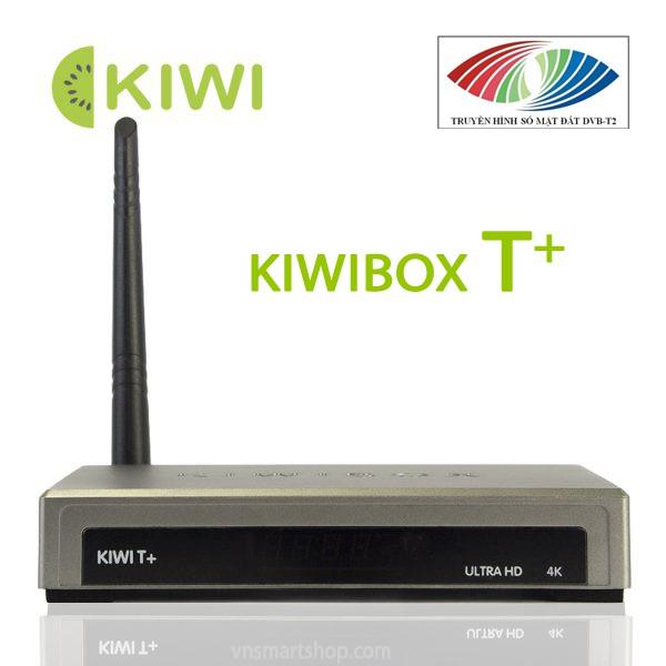 Kiwibox t+ . android tvbox tích hợp đầu thu dvb-t2 hãng kiwibox việt nam