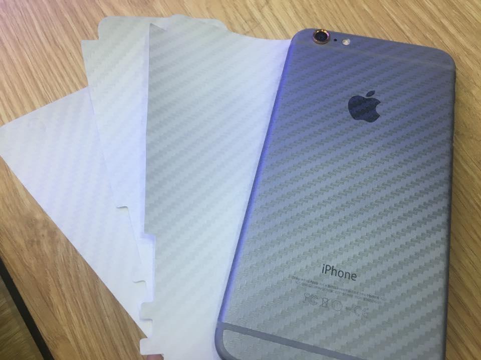 Miếng dán Carbon mặt lưng cho iPhone 55SSE66s6p6sp77p88pX