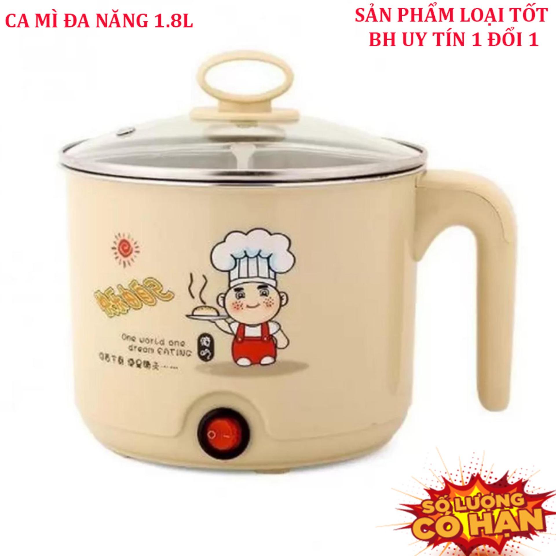 Nồi nấu cháo cho bé bằng sứ không tốt bằng sản phẩm này , Nồi nấu cháo cho trẻ - Ca lẩu điện mini, ca nấu mì mini 1.8l cao cấp - Siêu khuyến mại chỉ hôm nay Mẫu 709 - Bh uy tín 1 đổi 1 bởi Techmart