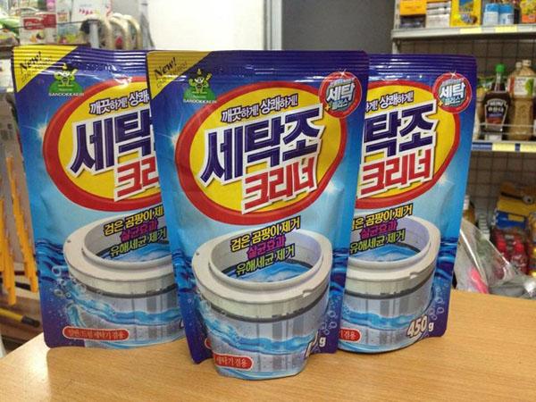 Combo 02 Gói bột tẩy vệ sinh lồng máy giặt 450g