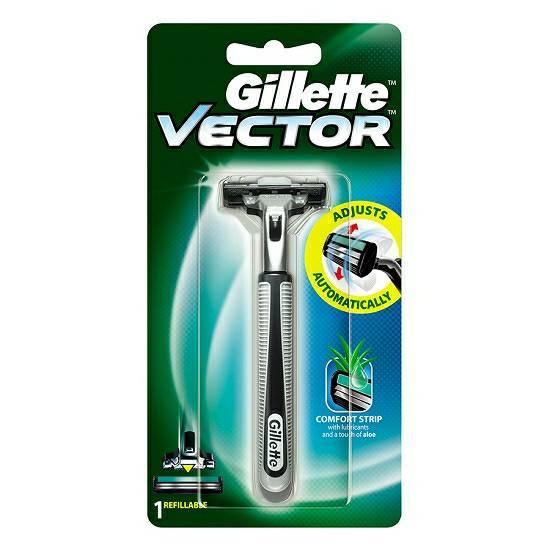 12 vỉ Bàn cạo Gillette Vector đẹp ( 1 hộp)