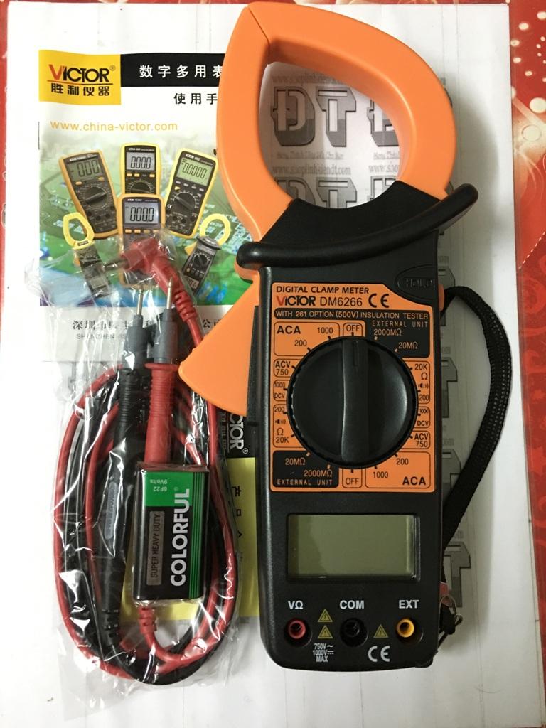Ampe kìm vạn năng kĩ thuật số Victor DM6266