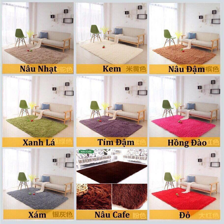 Thảm lông cao cấp trải sàn phòng khách, 1.6M x 2.0M