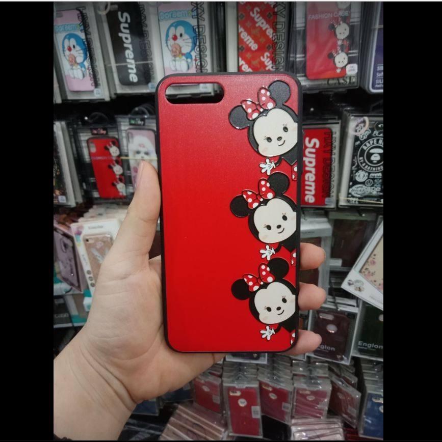 Ốp lưng thời trang in hình cho iPhone 8 Plus Tặng kính cường lực