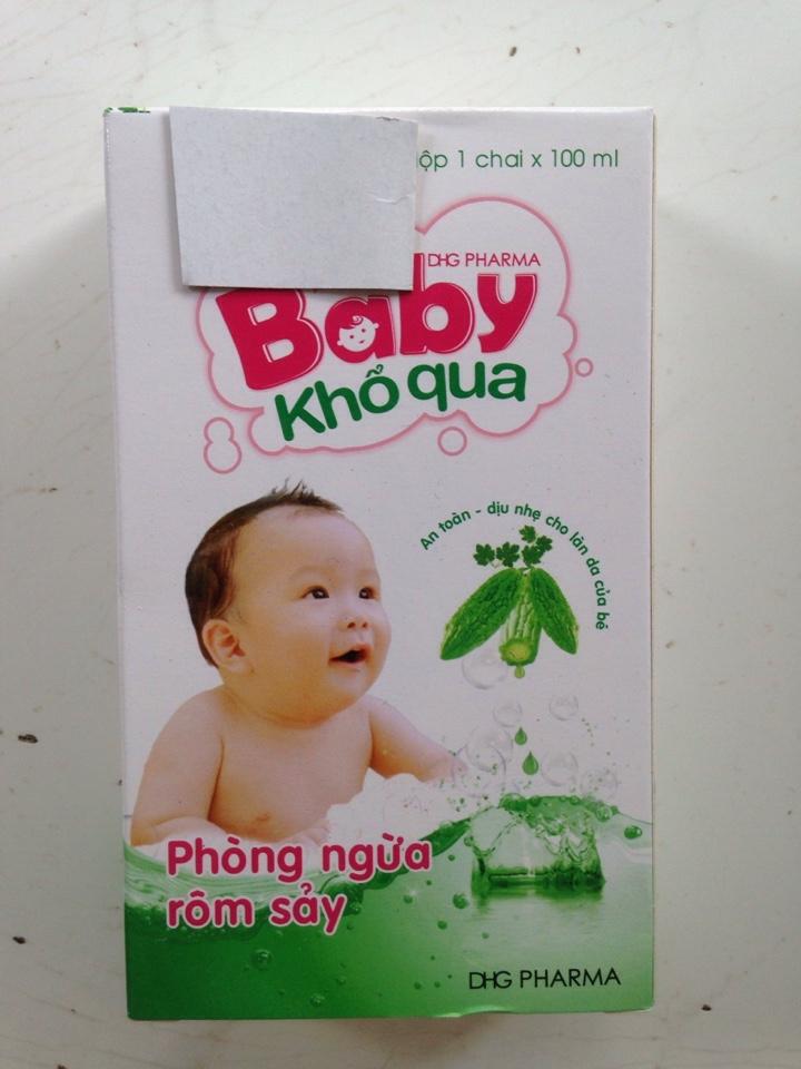 Baby khổ qua Sữa tắm thảo dược cho bé