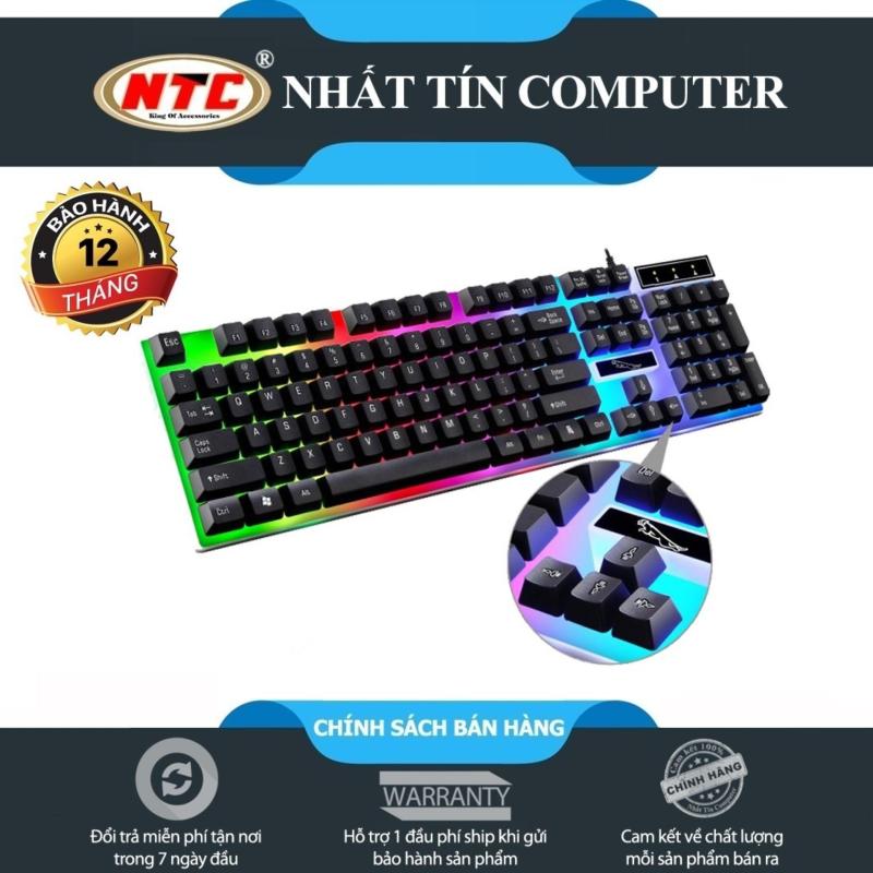 Bảng giá Bàn phím giả cơ dành cho game thủ NTC G21 led đa màu (Đen) - Nhất Tín Computer Phong Vũ
