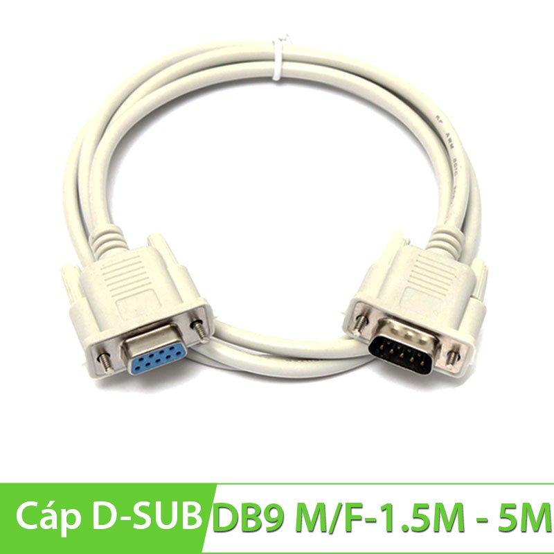 Cáp nối com to com d-sub 9 pin 1.5m 9f/9m