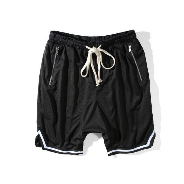 Quần V-Short - Quần Short V FOG Unisex - Quần bóng rổ phối zip line cực đẹp fear of god