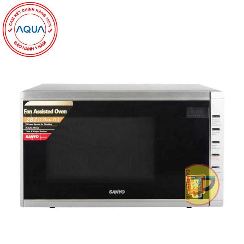 [HCM]Lò nướng vi sóng AQUA AEM- C6786V 28L (Bạc)