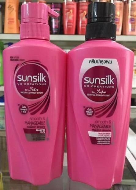Bộ dầu gội + dầu xả sunsilk 450ml +450ml thái lan
