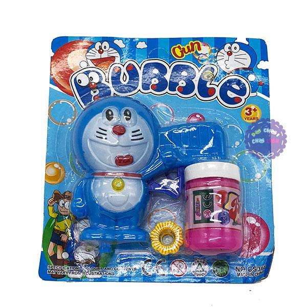 Vỉ đồ chơi sung thổi bong bóng xà phòng hình Doraemon CS366 - ĐỒ CHƠI CHỢ LỚN