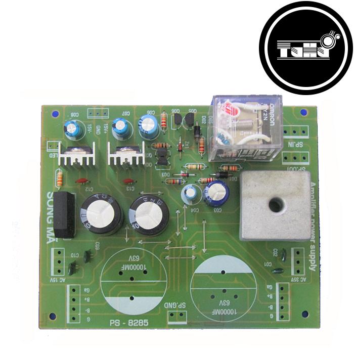 Mạch nguồn công suất amply 35v - 2 tụ