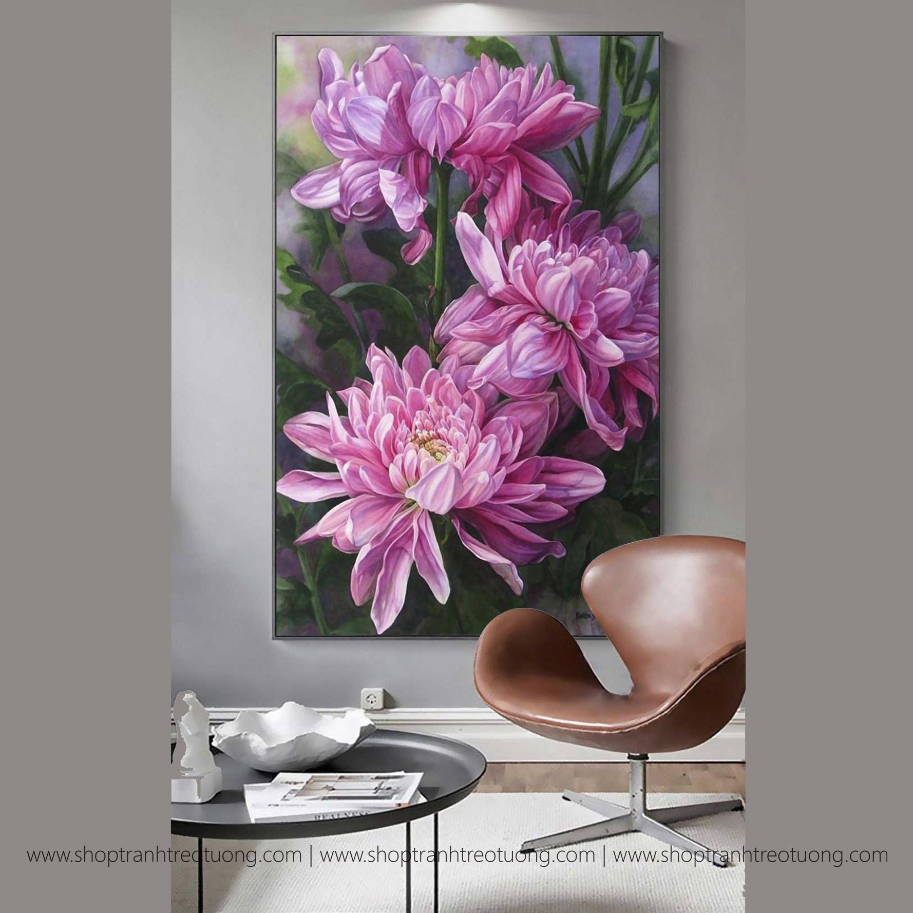 Tranh treo tường hoa - DC1148, Tranh treo tường chất lượng cao, siêu sắc nét, đẹp giá rẻ tại Du Mục Art