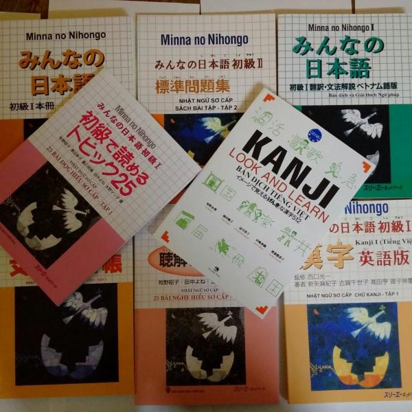 Sách - Combo minna no nihongo trọn bộ 8 cuốn sơ cấp tập 1