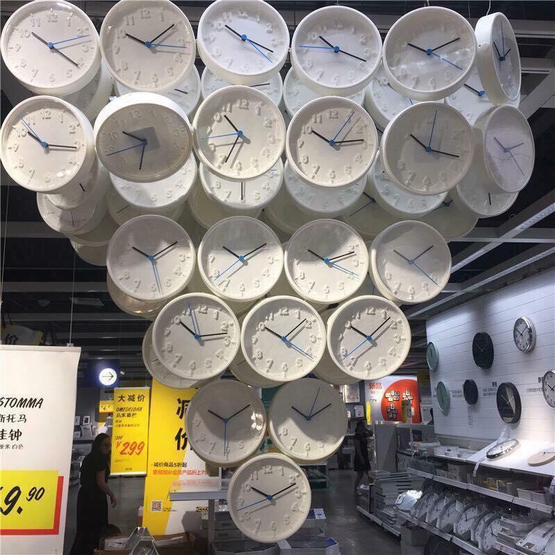 Đồng hồ treo tường ikea stomma 20cm