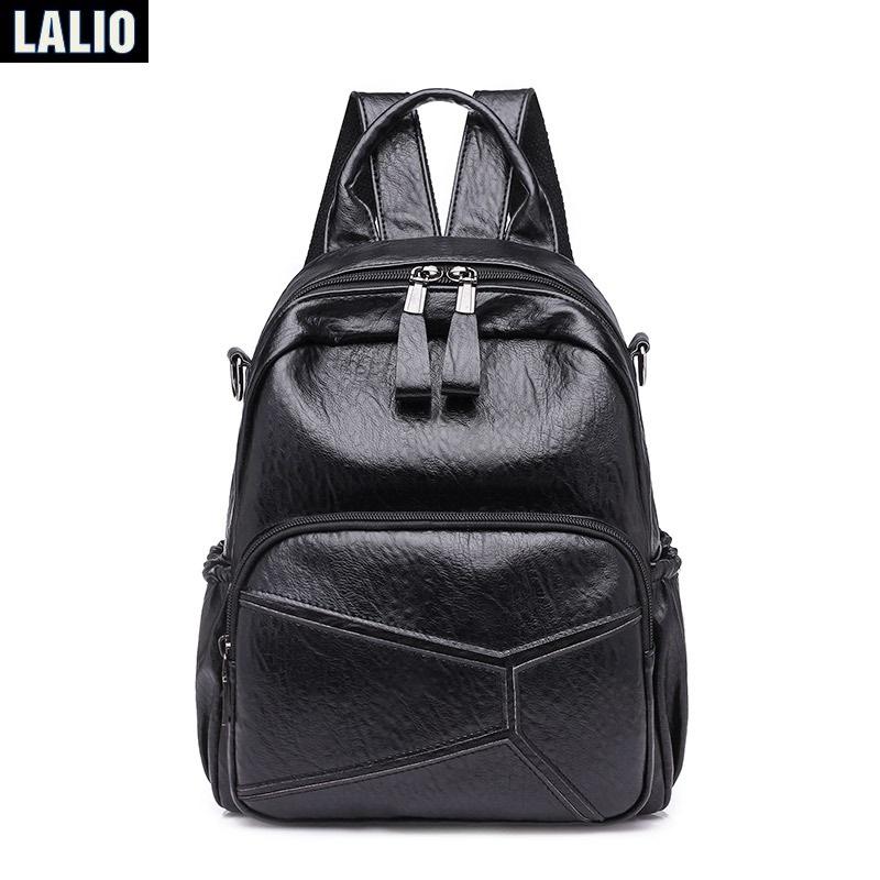 Balo nữ đa năng kết hợp túi xách lalio la028