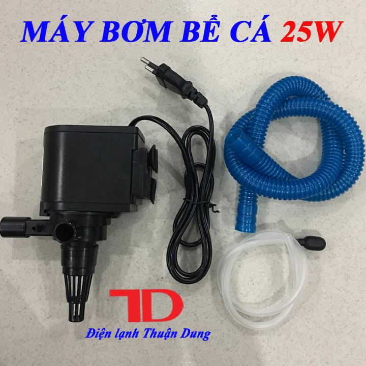Máy bơm bể cá 25W, Bơm sục bọt bể cá, Bơm chìm sử dụng trong bể cá