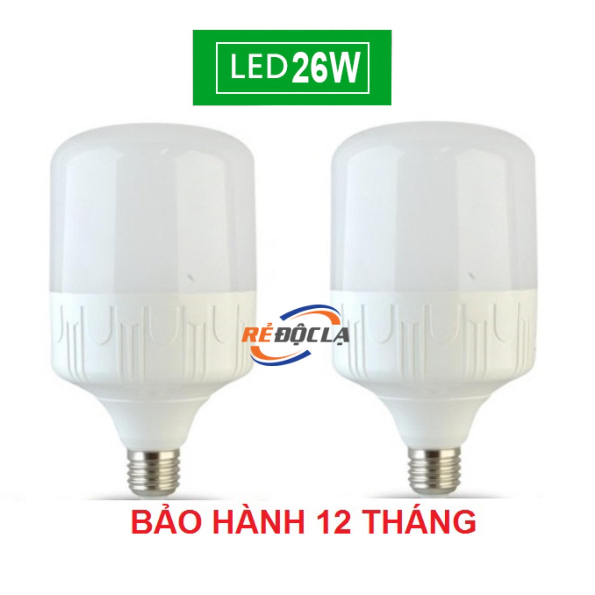 Bộ 2 bóng đèn led tiết kiệm điện hg 26w