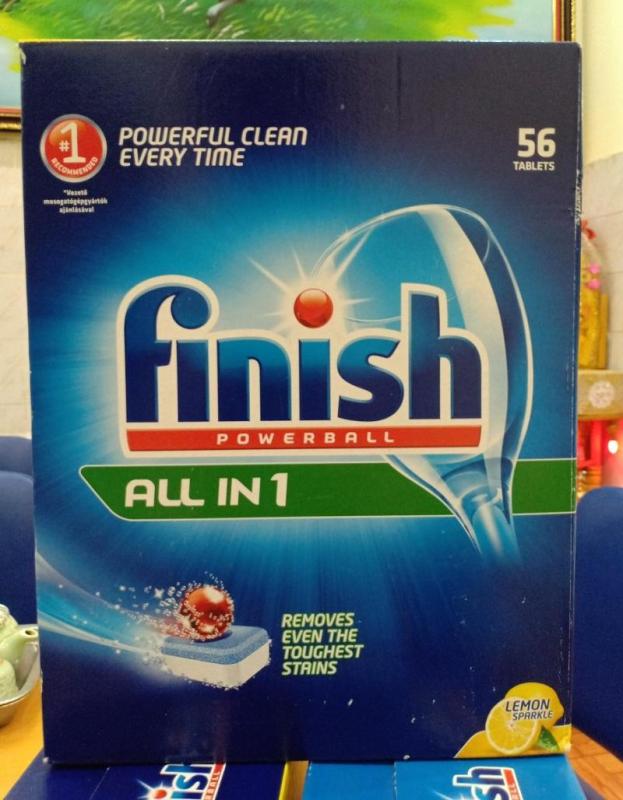 Viên rửa bát Finish all in 1 (Đức) 56 viên