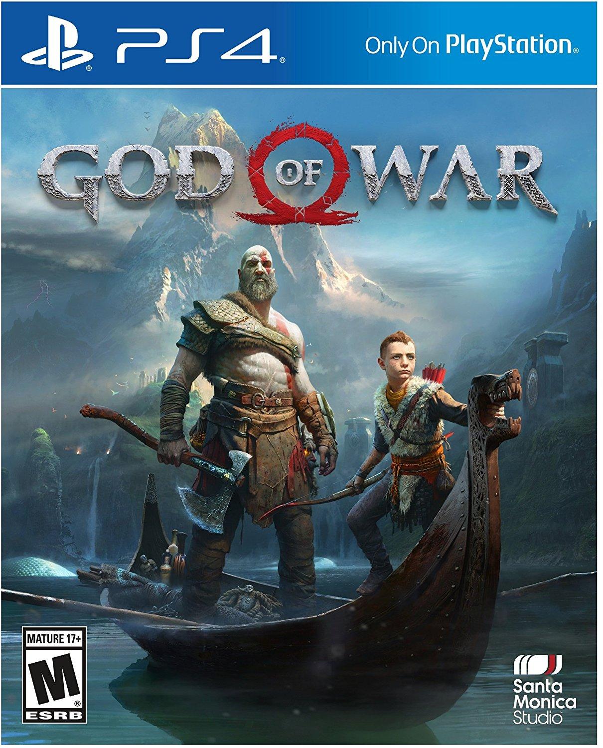 Đĩa game ps4: god of war 4