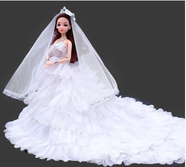 Mua Búp bê Barbie cô dâu 60 cm PHỤ KIỆN ĐA DẠNG đồ chơiHộp quà sang  trọng cho bé  Trắng tại nội thất Hữu Nghị  Tiki