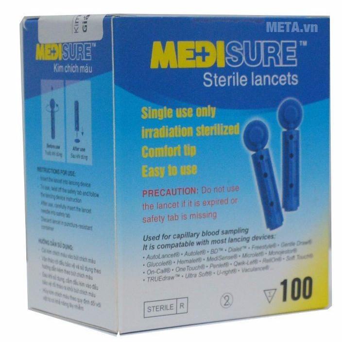 Kim lấy máu, chích máu tiệt trùng Medisuare