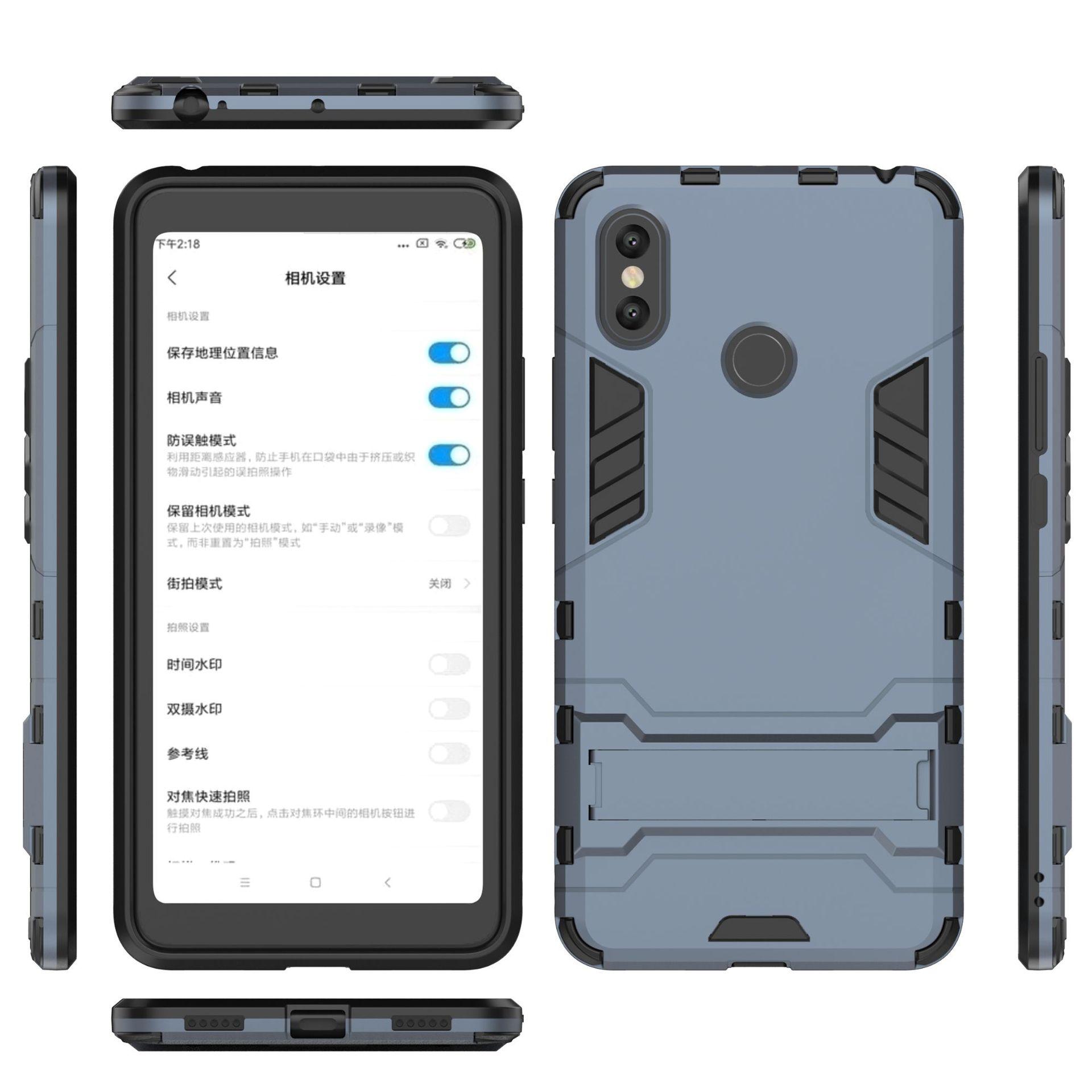[6 màu] Ốp lưng chống sốc Iron Man cho Xiaomi Mi Max 3, Mi Max3, Xiaomi Max 3