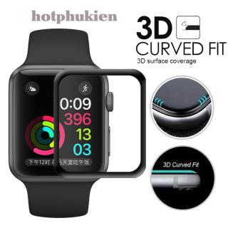 Miếng dán kính cường lực 3D full màn hình cho Apple iWatch Apple Watch 42 thumbnail