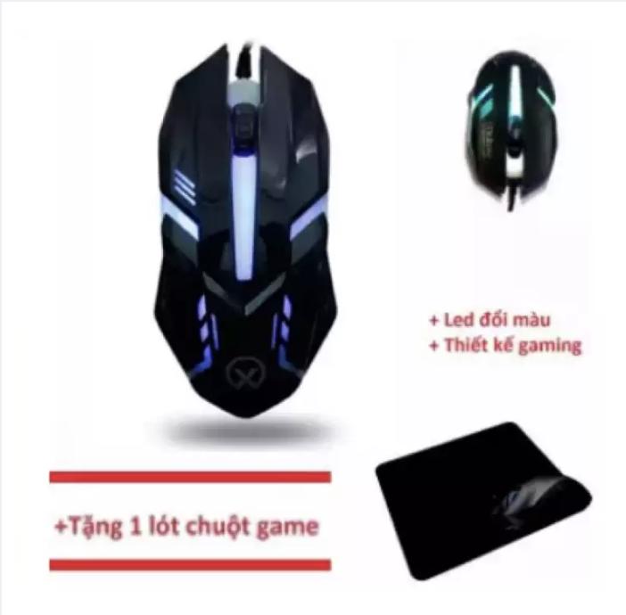Chuột chơi game có dây Đèn Led Mouse gaming SCH-CM28 + Tặng 1 miếng lót chuột